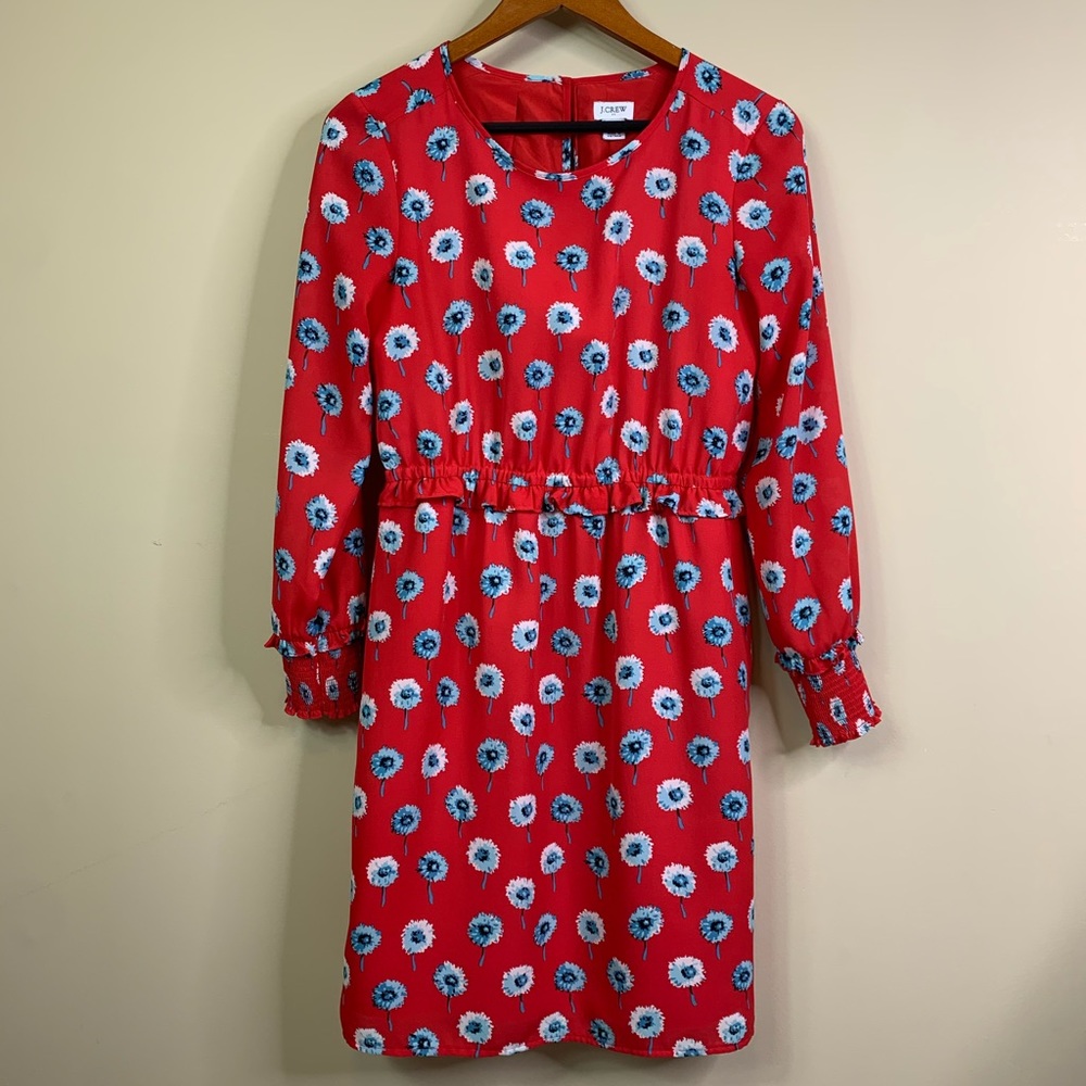 J. crew Factory Floral Dress Long Sleeves - Picture 3 of 11